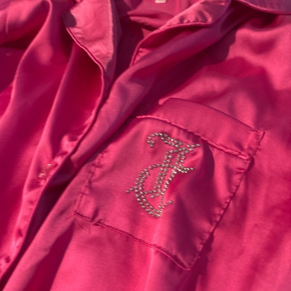 Juicy Couture Pink Satin Sleepwear Set - Picture 3 of 4